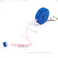 China Keychain Retractable Blue Tape Measure Factory